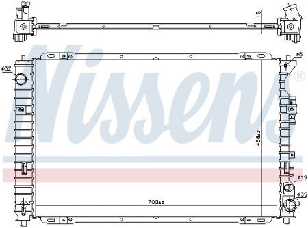 Radiator racire motor potrivit FORD USA ESCAPE -09.14 [0]