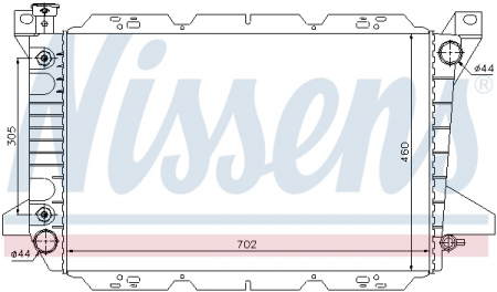 Radiator racire motor potrivit FORD USA F-150, F-250 4.9 [0]