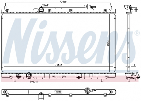 Radiator racire motor potrivit HONDA ACCORD IX 3.5 [0]