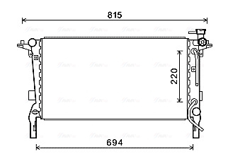 Radiator racire motor potrivit HYUNDAI GENESIS 2.0 2008-2014 [2]