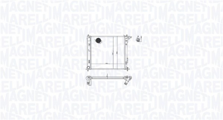Radiator apa - Radiator racire motor potrivit HYUNDAI TUCSON 1.6D/1.6DH/2.0DH 2018-2020