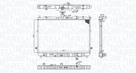 Radiator apa - Radiator racire motor potrivit KIA CARENS II 2.0D