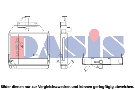 Piese Auto - Radiator racire motor potrivit MASSEY FERGUSON 260