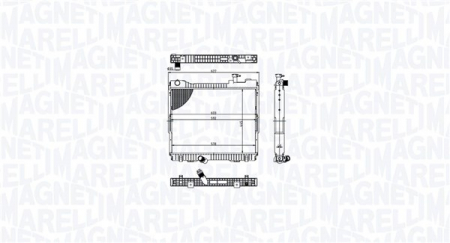 Radiator apa - Radiator racire motor potrivit NISSAN CABSTAR, NT400 CABSTAR YD25DDTi-YD25K3LD-5MI dupa 2006