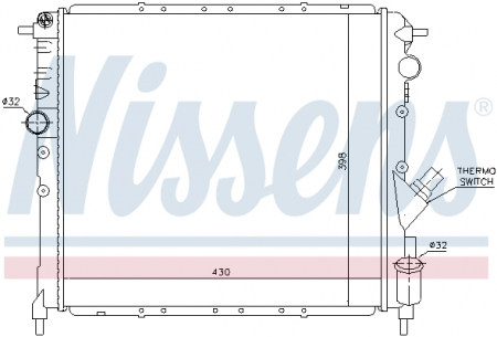 Radiator racire motor potrivit RENAULT CLIO I 1.8/2.0 [0]