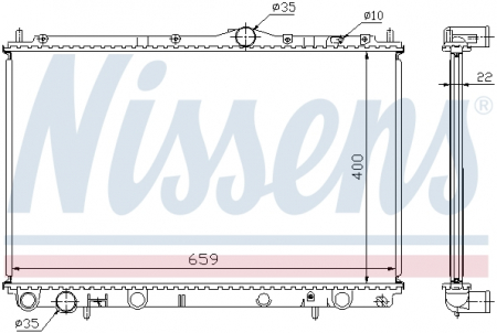 Radiator racire motor potrivit VOLVO S40 I, V40 1.6-2.0 [2]