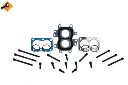 Radiator recirculare gaze esapament (93mm x 93mm x 48mm, doar cartus; tevi, dupa dimensiuni) potrivit MAN TGA, TGS I, TGX I; VAN HOOL T D2676LF01-D2876LF05 04.00- [3]