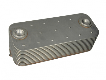 Radiator ulei (100x250x98/250mm, numar de nervuri: 12) potrivit MERCEDES ACTROS, ACTROS MP2 / MP3, TOURISMO (O 350), TRAVEGO (O 580); SETRA 400; JOHN DEERE 300 OM360.910-OM942.911 [1]