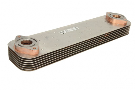 Radiator ulei (100x60x410mm, numar de nervuri: 7) potrivit IVECO EUROTECH MH, EUROTRAKKER, STRALIS I, TRAKKER I, TRAKKER II F2BE0641-F2BE3681C 09.98- [1]