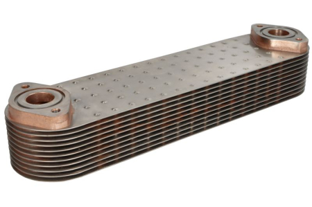 Radiator ulei - Radiator ulei (100x70x410mm) potrivit IVECO LD 260 E 48 Y/PS, LD 440 E 48 T/P, MP 180 E 24 W Cursor, MP 180 E 25 W, MP 190 E 24 H Cursor, MP 190 E 27, MP 190 E 30 H, MP 190 E 30 W