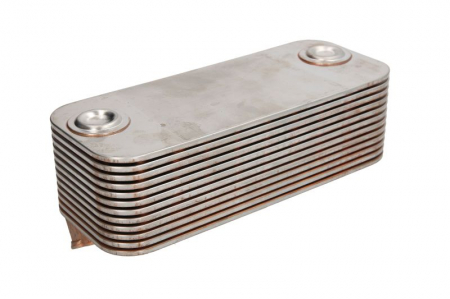 Radiator ulei - Radiator ulei (100x70x72/250mm, numar de nervuri: 12) potrivit MERCEDES ACTROS OM541.920-OM542.944 04.96-