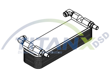 Radiator ulei (105x350mm, pentru cutii de viteze) EURO 5/EURO 6 potrivit VOLVO B5, FH, FH II, FH16, FM, FM II, VM I, VM II, VM III 7A240-G13C460 01.03- [1]