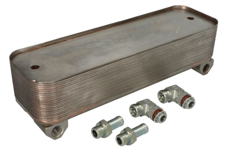 Radiator ulei - Radiator ulei (105x63x63/350mm, pentru cutii de viteze) potrivit RVI KERAX, PREMIUM 2; VOLVO FH, FH II, FH16, FM, FM II D11A-330-G13C460 01.03-