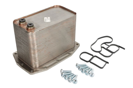 Radiator ulei - Radiator ulei (115x138x138/205mm, cu garnitura) EURO 6 potrivit DAF CF, XF 106 MX-11210-MX-11330 10.12-