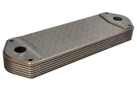 Radiator ulei - Radiator ulei (120x52x52/393mm, numar de nervuri: 7) potrivit SCANIA 4, 4 BUS, G I, P I, R I, R II, S, T DC09.108-OSC11.03 05.95-