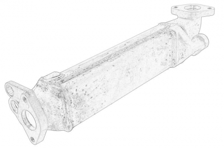 Piese Auto - Radiator ulei (422,87x79mm) potrivit JOHN DEERE 6230 PREMIUM, 6330 PREMIUM, 6330 PREMIUM, 6430 PREMIUM, 6530 PREMIUM, 6630 PREMIUM, 6830 PREMIUM, 6930 PREMIUM, 7430 PREMIUM, 7530 PREMIUM