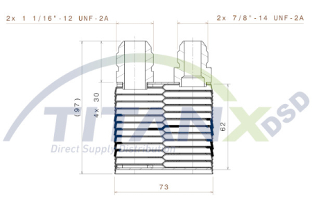Radiator ulei (73x62/203mm) potrivit VOLVO A, T D12C380/D12C420/TD122 [2]
