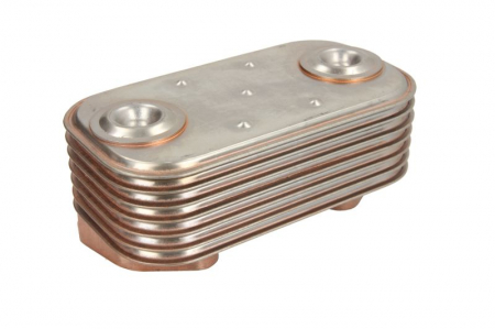 Radiator ulei - Radiator ulei (78x144x60,3/144mm, numar de nervuri: 7) potrivit MAN CLA, EL, EM, FOC, G90, HOCL, L2000, LION´S CITY, LION´S CLASSIC, M 2000 L, M 2000 M, M90, ND, NG D0824FL01-OM360.980