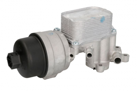 Radiator ulei - Radiator ulei potrivit DS DS 3 DS 4 DS 5 DS 7; CITROEN C4, C4 GRAND PICASSO I, C4 GRAND PICASSO II, C4 I, C4 PICASSO I, C4 PICASSO II, C4 SPACETOURER 1.6/1.6H dupa 2006 - (cu carcasa filtru)