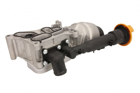 Radiator ulei (cu carcasa filtru) potrivit FIAT 500, 500 C, 500L, DOBLO, DOBLO/MINIVAN, FIORINO/MINIVAN, GRANDE PUNTO, IDEA, PALIO, PANDA, PANDA/HATCHBACK, PUNTO, PUNTO EVO 1.3D 06.03- [1]
