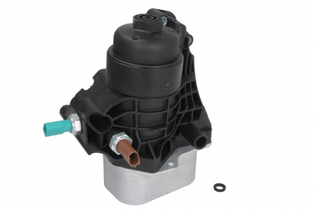 Radiator ulei (cu carcasa filtru) potrivit MAN TGE; AUDI A1, A3, Q3, TT; SEAT ALHAMBRA, ARONA, ATECA, LEON, LEON SC, LEON ST, TARRACO, TOLEDO IV; SKODA KAMIQ, KAROQ, KODIAQ I 1.6D/2.0D 11.09- [1]