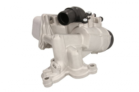 Radiator ulei (cu carcasa filtru) potrivit NISSAN PRIMASTAR, QASHQAI I, X-TRAIL, X-TRAIL II; OPEL VIVARO A; RENAULT ESPACE IV, GRAND SCENIC II, GRAND SCENIC III, KOLEOS I, LAGUNA 2.0D 08.05- [0]