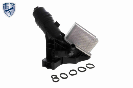 Radiator ulei - Radiator ulei potrivit BMW 1 (F20), 1 (F21), 2 (F22, F87), 2 (F23), 2 (G42, G87), 3 (F30, F80), 3 (F31), 3 (G20, G80, G28) 3.0-3.0H dupa 2015 (cu carcasa filtru ulei, cu garnituri)