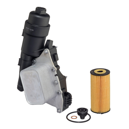 Radiator ulei (cu carcasa filtrului; cu filtru) potrivit BMW 1 (F20), 1 (F21), 2 (F22, F87), 2 (F23), 2 (F45), 2 GRAN TOURER (F46), 2 GRAN TOURER VAN (F46), 3 (F30, F80) 1.5-2.0H 11.13- [2]