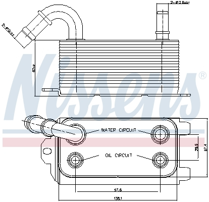 Piese Auto - Radiator ulei cutie automata (137x63x68) VOLVO S60 II, S80 II, V60 I, V70 III, XC60, XC70 II; FORD C-MAX II, FIESTA VI, FOCUS III, GALAXY, KUGA II, KUGA III, MONDEO IV, S-MAX; LAND ROVER FREELANDER 2 