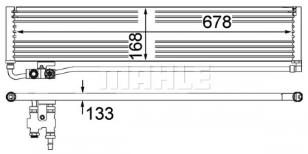 Radiator ulei cutie automata MERCEDES CLS (C218), CLS SHOOTING BRAKE (X218), E (A207), E (C207), E T-MODEL (S212), E (W212), SL (R231) 1.8-5.5 dupa 2009 [1]
