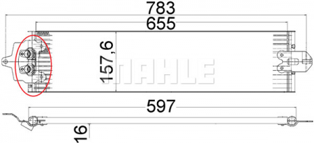 Piese Auto - Radiator ulei cutie automata PORSCHE CAYENNE; VW TOUAREG 2.5D-6.0 intre 2002-2010