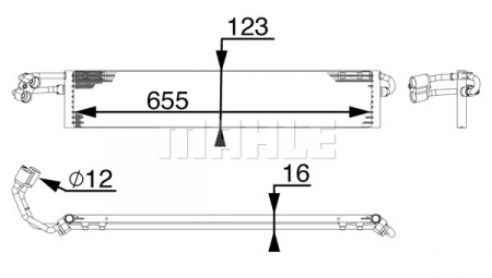 Radiator ulei cutie automata PORSCHE PANAMERA 3.0-4.8 intre 2013-2016 [1]