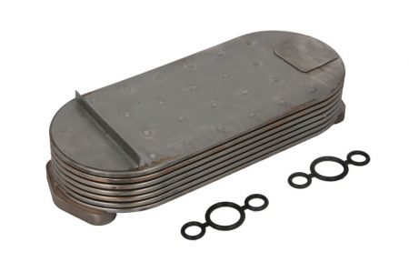 Radiator ulei potrivit AHLMANN AS200; LANDINI 8210, 8220, 120 NEW, 130 NEW, 140 NEW, 160 NEW, 180 NEW, 110; MASSEY FERGUSON 4360, 4370, 6260, 6270, 6280, 6290, 6470, 8130, 8210, 8220 [1]