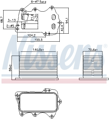 Radiator ulei potrivit BMW 1 (F20), 1 (F21), 2 (F22, F87), 2 (F23), 2 (G42, G87), 3 (F30, F80), 3 (F31), 3 (G20, G80, G28), 3 (G21), 3 (G21, G81), 3 GRAN TURISMO (F34), 4 (F32, F82) 3.0-3.0H 07.15- [3]