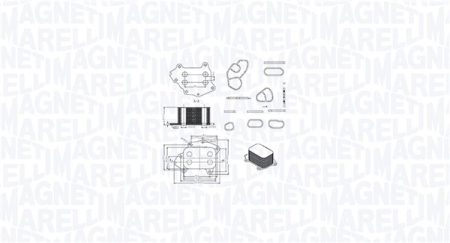 Radiator ulei potrivit CITROEN BERLINGO, BERLINGO MULTISPACE, BERLINGO/MINIVAN, C2, C3 I, C3 II, C3 PICASSO, C4, C4 AIRCROSS, C4 CACTUS, C4 GRAND PICASSO I 1.4D-2.0D 10.03- [1]