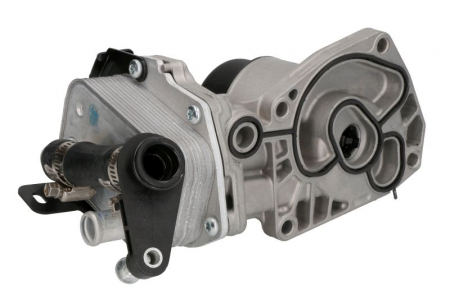 Radiator ulei potrivit CITROEN C5 II, C5 III, C6, C8, C-CROSSER, C-CROSSER ENTERPRISE; FIAT ULYSSE; FORD GALAXY II, MONDEO IV, S-MAX; JAGUAR XF I, XF SPORTBRAKE; LANCIA PHEDRA 2.2D 03.06- [1]