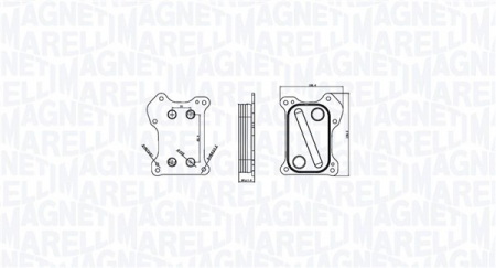 Radiator ulei - Radiator ulei potrivit FIAT 500, 500 C, 500L, DOBLO, DOBLO/MINIVAN, FIORINO, FIORINO/MINIVAN, GRANDE PUNTO, IDEA, PALIO, PANDA, PANDA/HATCHBACK, PUNTO, PUNTO EVO, PUNTO EVO/HATCHBACK 1.3D 06.03-