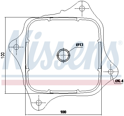 Radiator ulei potrivit HONDA CIVIC IX, CIVIC X, CR-V IV, HR-V 1.6D dupa 2013 [1]