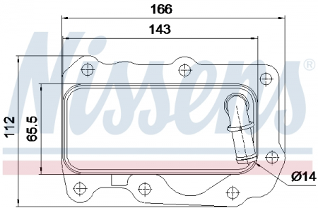 Radiator ulei potrivit JAGUAR E-PACE, F-PACE, F-TYPE, XE, XF II, XF SPORTBRAKE; LAND ROVER DEFENDER, DISCOVERY SPORT, DISCOVERY V, RANGE ROVER EVOQUE, RANGE ROVER IV 2.0-2.0H 12.14- [2]