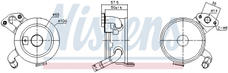 Radiator ulei potrivit LEXUS RX 3.5H 09.12-10.15 [2]