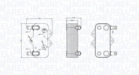 Radiator ulei - Radiator ulei potrivit OPEL ASTRA G, ASTRA G/KOMBI, SIGNUM, SINTRA, VECTRA B, VECTRA C, VECTRA C GTS, ZAFIRA A; SAAB 9-3, 9-5 2.0D/2.2D 1996-2015