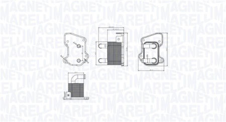Radiator ulei potrivit OPEL ASTRA H, ASTRA H GTC, ASTRA H/KOMBI 1.7D 2004-2010 [1]