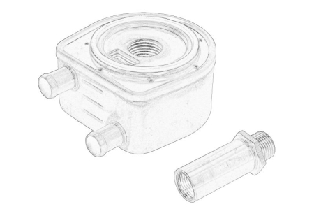 Radiator ulei - Radiator ulei potrivit PERKINS 1004.40; 1004.40T; 1004.42; 1004.4T; A4.236; A4.248; A4.41; AD - 1004.40TW; AT4.236; C4.236; T4.40CC