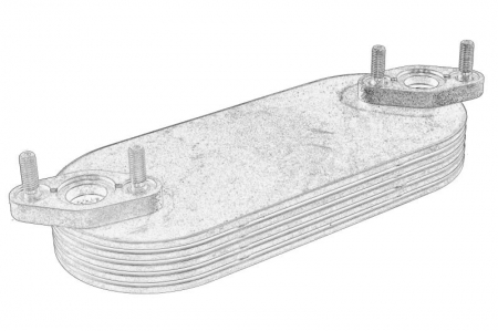 Piese Auto - Radiator ulei potrivit PERKINS 1006.6; 1006.60T; 1006.6T
