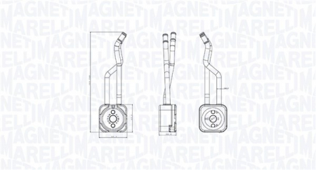 Radiator ulei potrivit SEAT LEON, TOLEDO II; SKODA OCTAVIA I; VW BORA, BORA I, GOLF IV, LUPO I, POLO 1.4/1.6 10.99-12.10 [2]