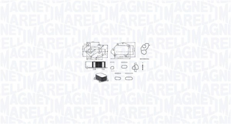 Radiator ulei - Radiator ulei potrivit VOLVO C30, S40 II, S60 II, S80 II, V40, V50, V60 I, V70 III; CITROEN BERLINGO, BERLINGO MULTISPACE, BERLINGO/MINIVAN, C1, C2, C2 ENTERPRISE, C3 I, C3 II 1.4D-1.9D dupa 1998