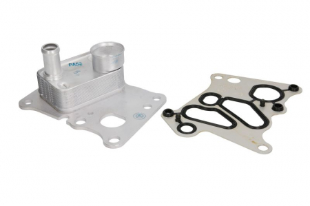 Radiator ulei - Radiator ulei termoflot potrivit MERCEDES C (C204), C T-MODEL (S204), C (W204), E T-MODEL (S212), E (W212), SLK (R172) 1.8 dupa 2007 - (cu carcasa filtru ulei ; cu garnitura)