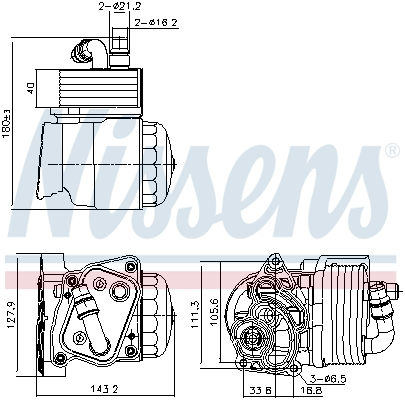 Radiator ulei termoflot cu carcasa filtru ulei potrivit BMW Seria 1 (E81), 1 (E82), 1 (E87), 1 (E88), 3 (E46), 3 (E90), 3 (E91), 3 (E92), 3 (E93), 5 (E60), 5 (E61), X1 (E84), X3 (E83), Z4 (E85) 1.6-2. [0]