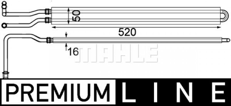 Radiator ulei termoflot potrivit LAND ROVER RANGE ROVER III 5.0 09.09-08.12 [0]