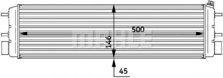 Radiator ulei termoflot potrivit MERCEDES G (W463), M (W164), R (W251, V251) 5.5/6.0/6.2 01.06- [1]